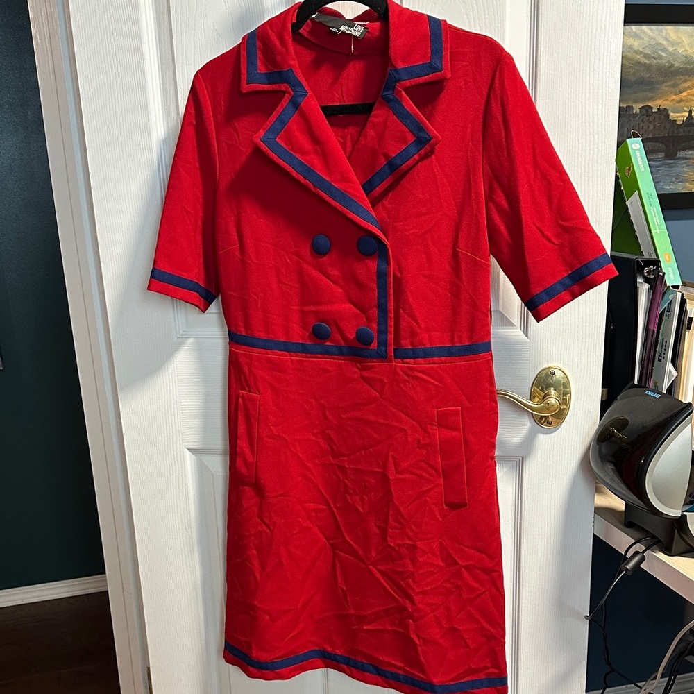 Love Moschino Vibrant Red dress